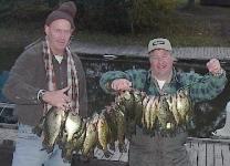 Lots of Crappies caught in early fall