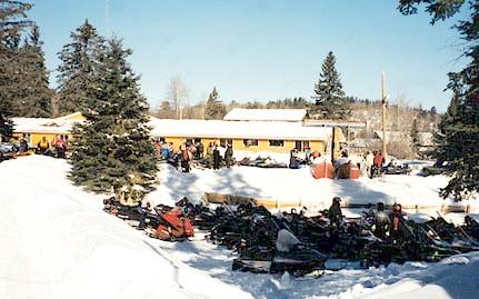 The Lodge gets pretty busy with good riding!